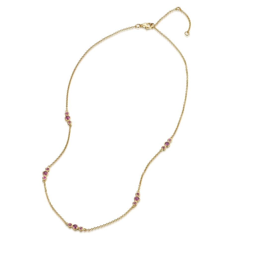 Fervor Montreal Necklace Rhodolite Bubbles Necklace