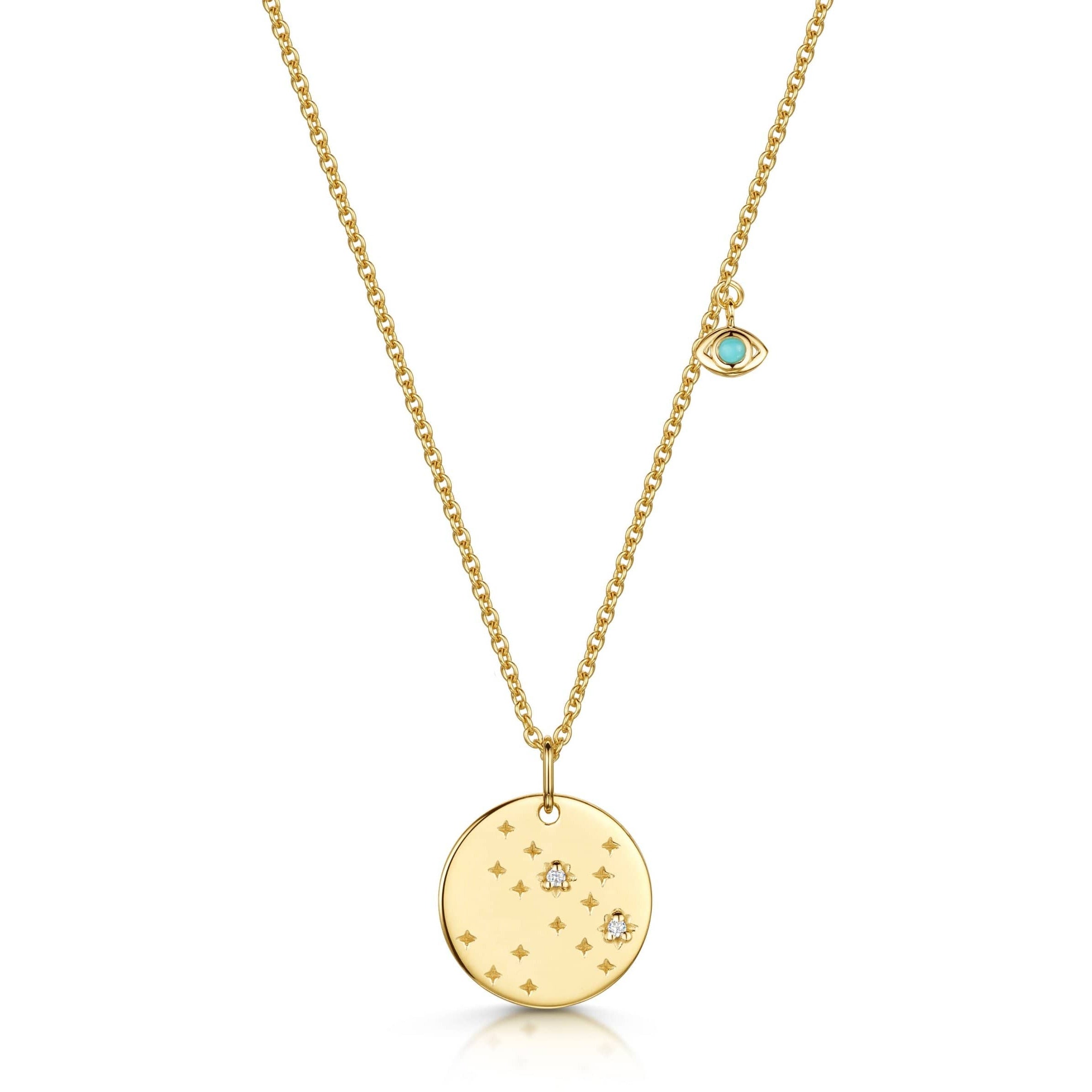 Fervor Montreal Necklace Sagittarius Double-Sided Zodiac & Constellation Necklace