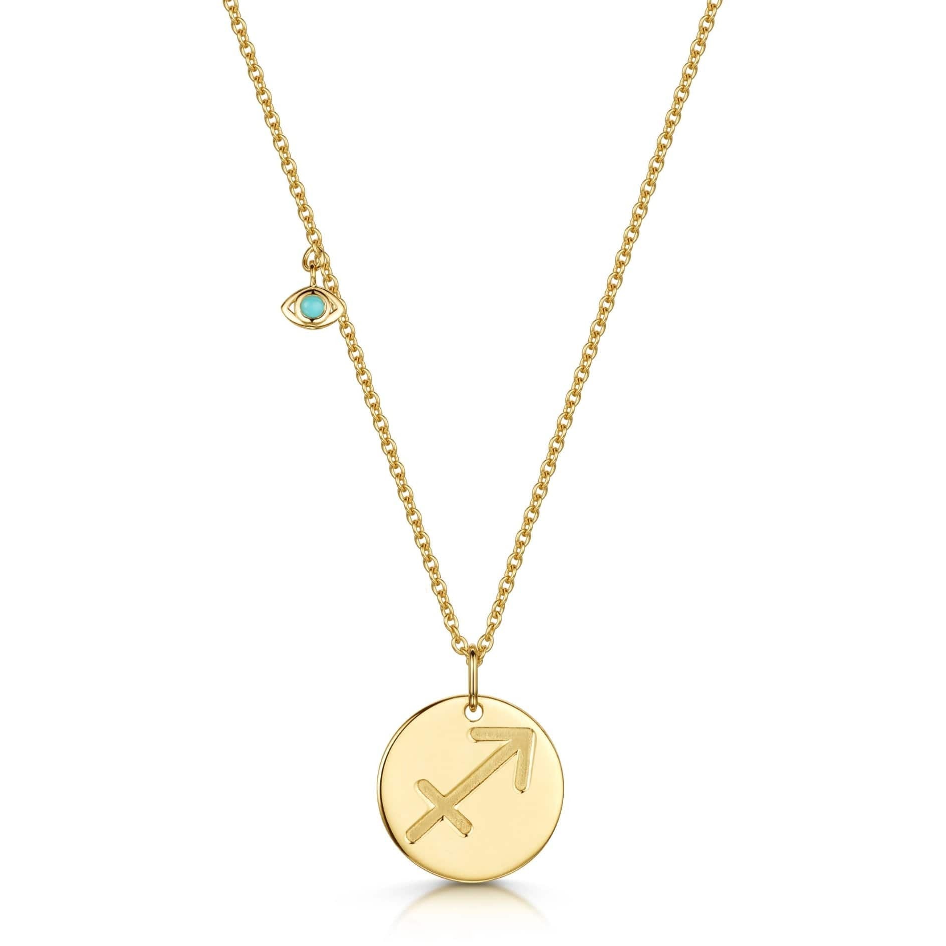 Fervor Montreal Necklace Sagittarius Double-Sided Zodiac & Constellation Necklace