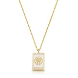 Fervor Montreal Necklace Tarot Card- Strength Necklace