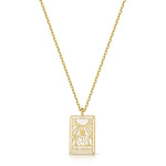 Fervor Montreal Necklace Tarot Card- The Lovers Reversible Necklace