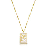 Fervor Montreal Necklace Tarot Card- The Lovers Reversible Necklace
