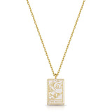 Fervor Montreal Necklace Tarot Card- The Moon Reversible Necklace