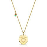 Fervor Montreal Necklace Taurus Double-Sided Zodiac & Constellation Necklace