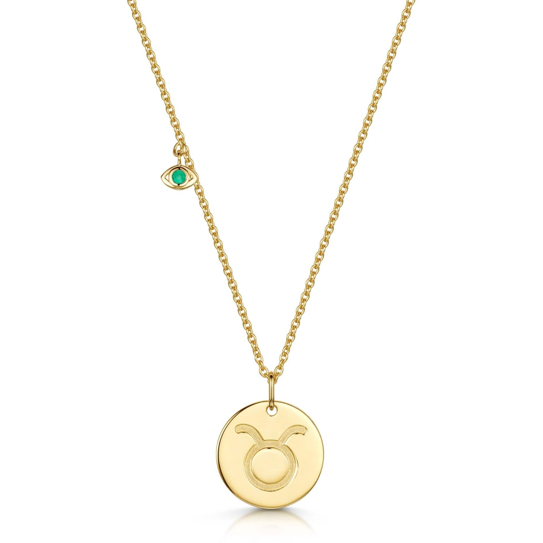 Fervor Montreal Necklace Taurus Double-Sided Zodiac & Constellation Necklace
