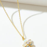 Fervor Montreal Necklace White Opal Daisy Necklace