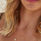 Fervor Montreal Necklace White Opal Daisy Necklace
