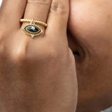 Fervor Montreal Rings Divine Eye- Vintage Lucky Eye Charm Ring