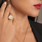 Fervor Montreal Rings Rainbow Moonstone Ring