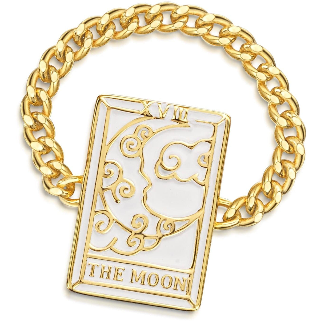 Fervor Montreal Rings Tarot Card- The Moon Reversible Ring