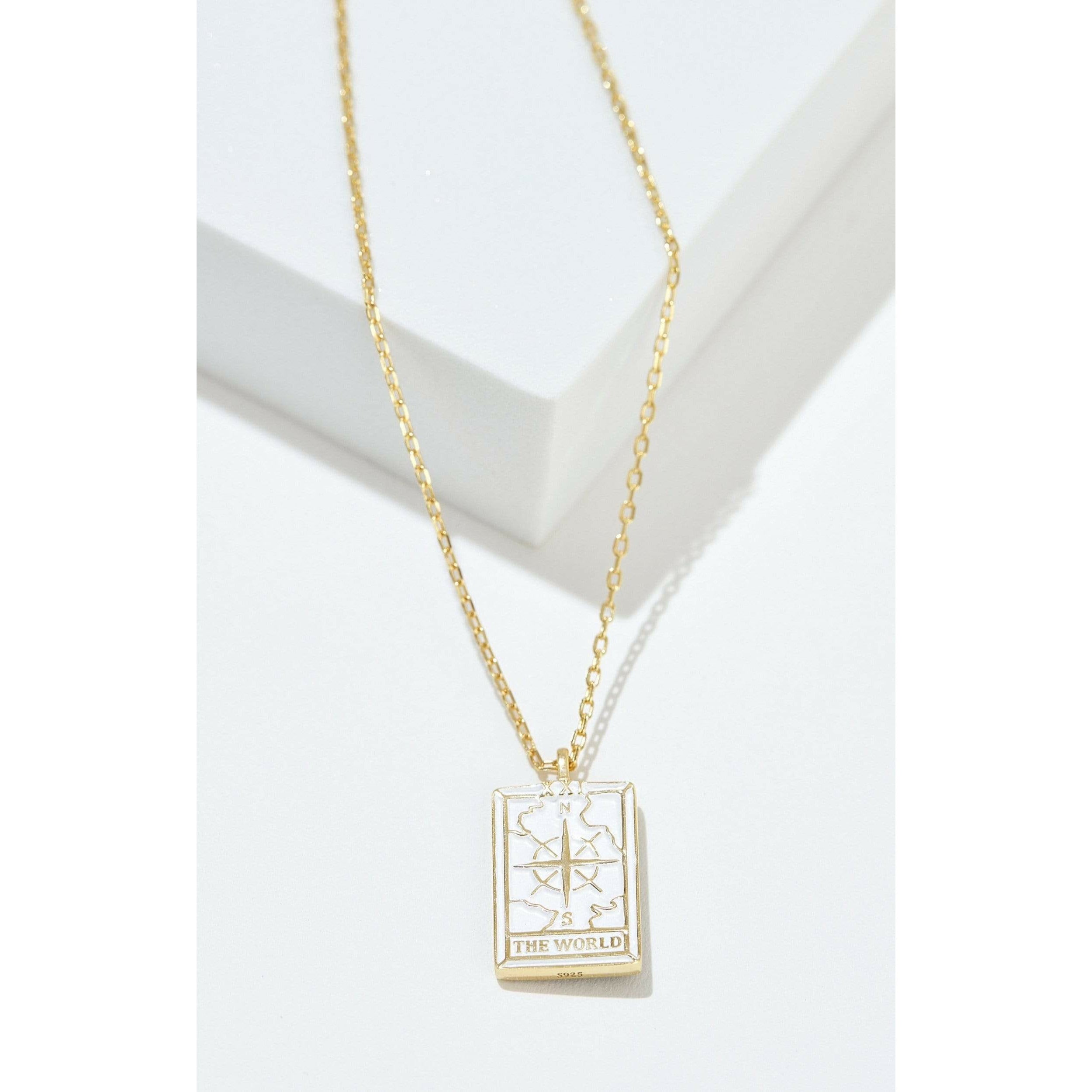 Fervor Montreal Tarot Card- The World Necklace