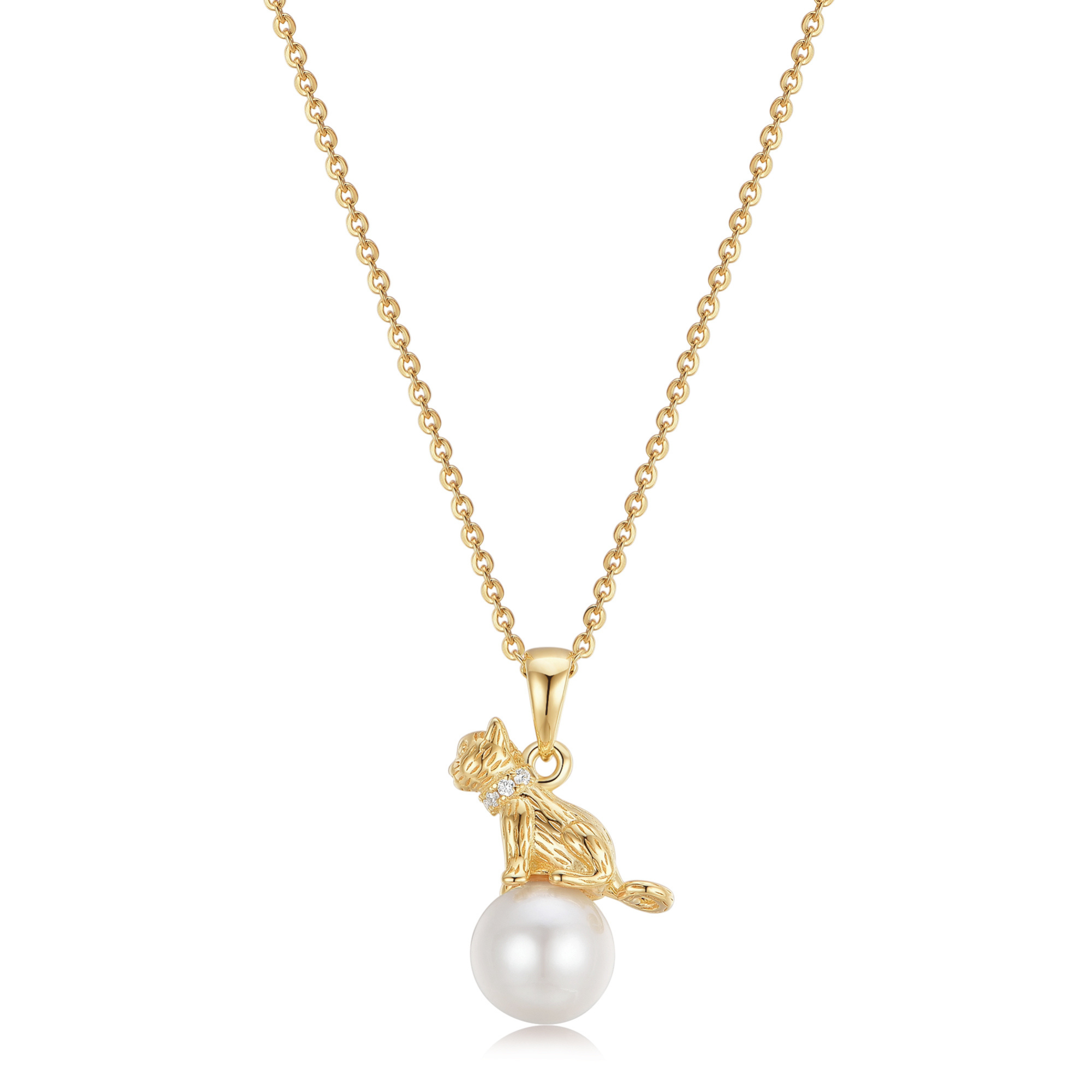 Cat 'N' Pearl Necklace