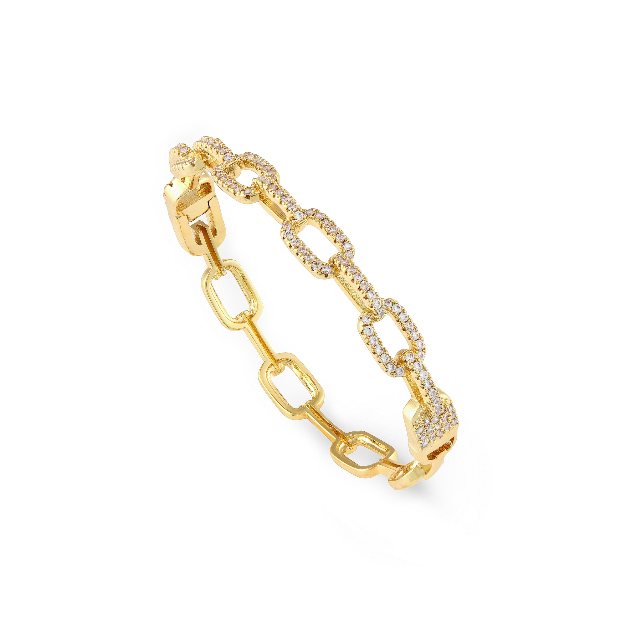 Sardinia Gold Cuff Bangle