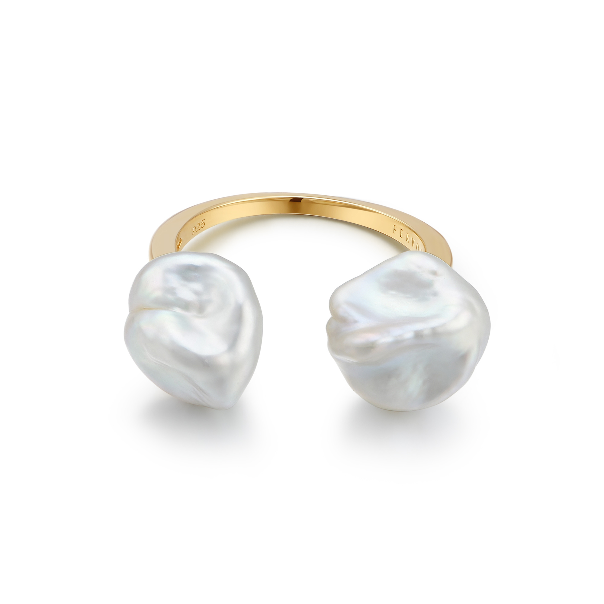 Organic Baroque Pearl Ring