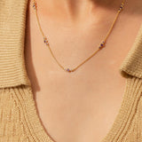 Fervor Montreal African Amethyst Bubbles Necklace