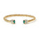 Fervor Montreal Bangle Bella Bangles- Emerald Crystal
