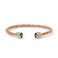 Fervor Montreal Bangle Bella Bangles- Emerald Crystal