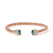 Fervor Montreal Bangle Bella Bangles- Emerald Crystal