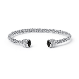 Fervor Montreal Bangle Bella Bangles- Jet Crystal