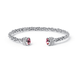 Fervor Montreal Bangle Bella Bangles- Rose Crystal