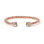 Fervor Montreal Bangle Bella Bangles- Topaz Crystal