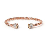 Fervor Montreal Bangle Bella Bangles- Topaz Crystal