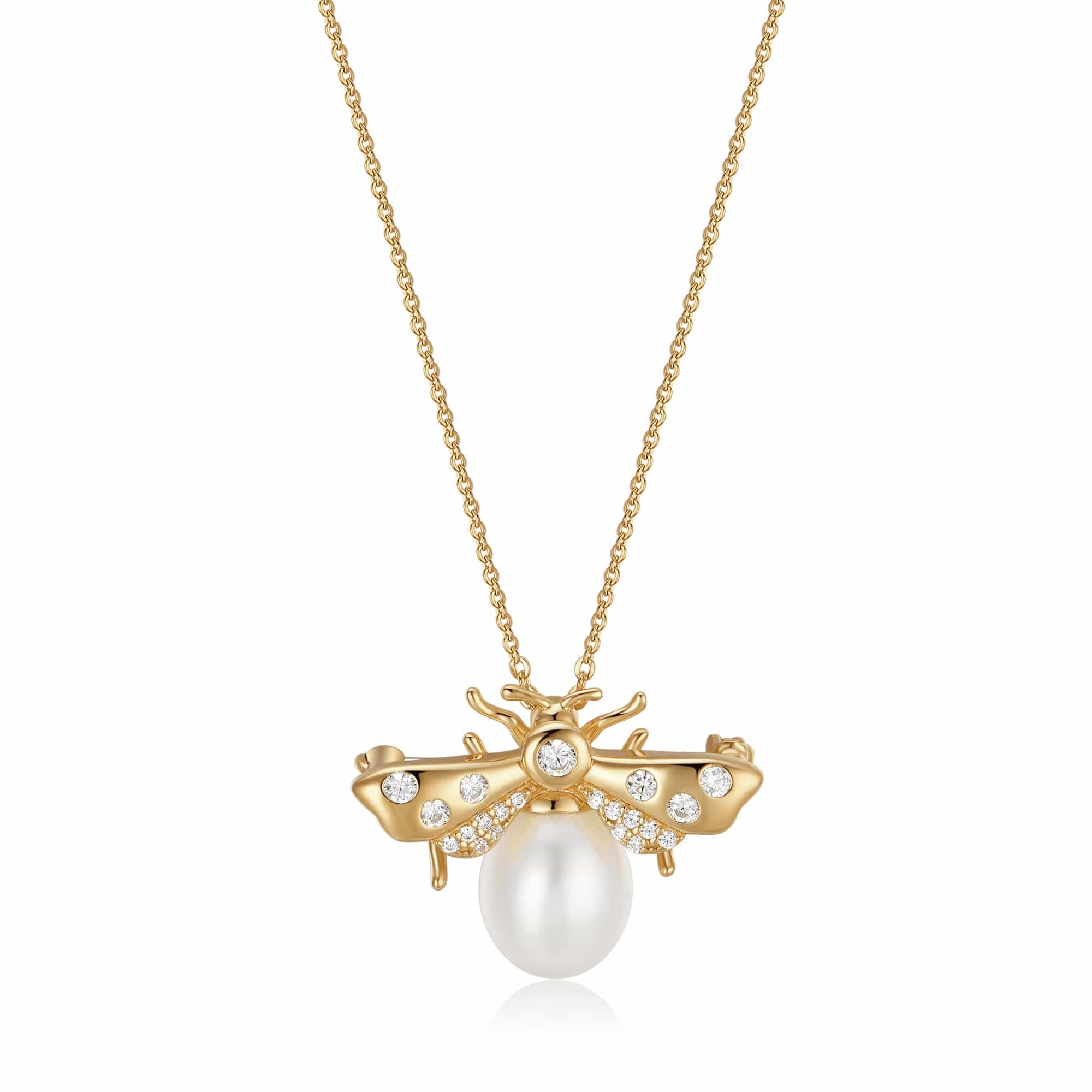 Fervor Montreal Bee Mine Brooch & Necklace