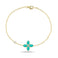 Fervor Montreal Bracelet Moroccan Flower Bracelet- Caribbean Blue