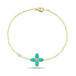 Fervor Montreal Bracelet Moroccan Flower Bracelet- Caribbean Blue