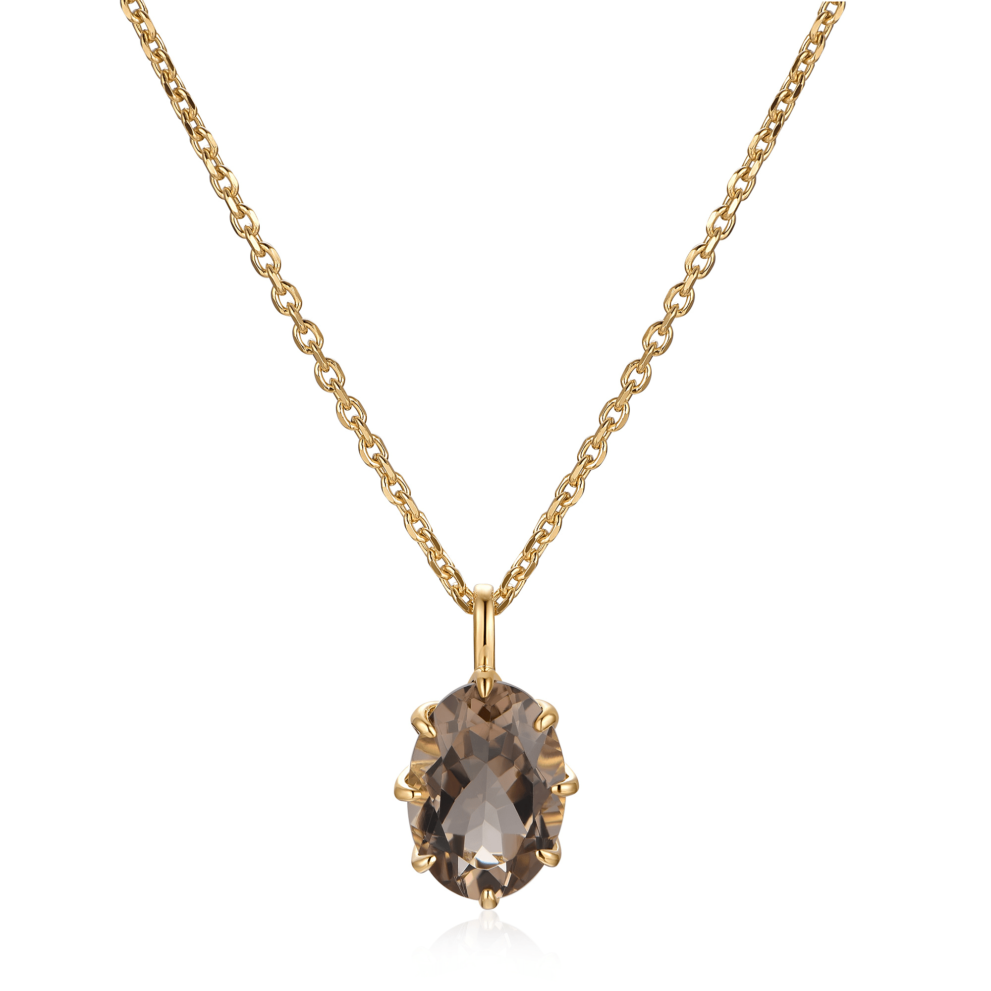 Fervor Montreal Desert Dreams Smoky Quartz- Mirror Mirror On the Wall Necklace