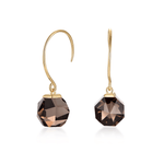 Fervor Montreal Desert Dreams Smoky Quartz- Organic Ball Earrings