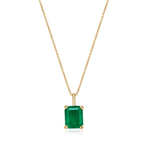 Fervor Montreal Envy- Emerald Cut Simple Necklace