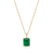 Fervor Montreal Envy- Emerald Cut Simple Necklace