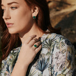 Fervor Montreal Envy- Queen Emerald Earrings