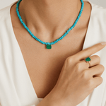 Fervor Montreal Envy- Turquoise & Fusion Stone Necklace