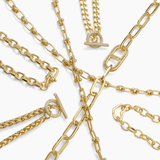 Fervor Montreal Golden Hour- Criss Cross Oval Link Bracelet