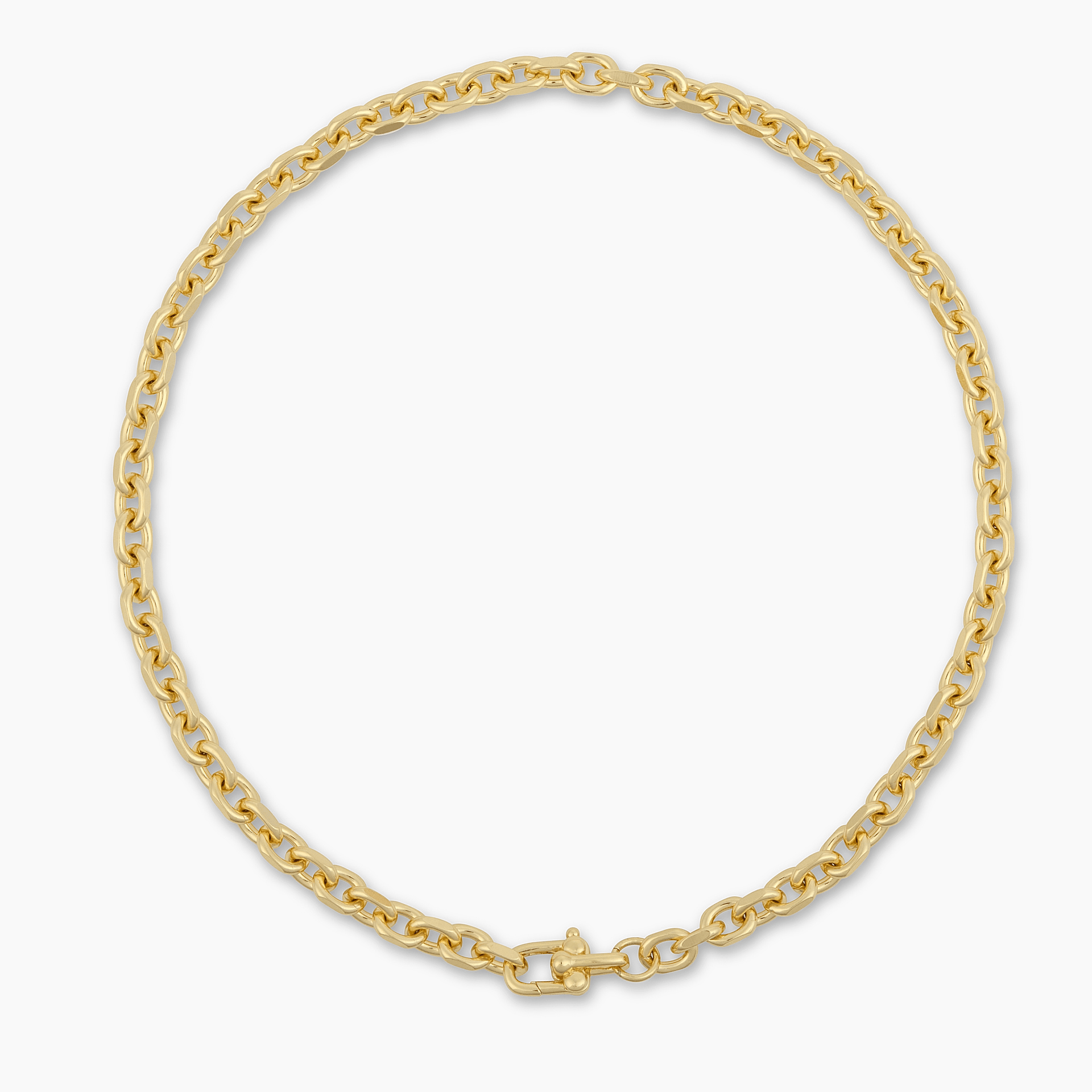 Golden Hour- Oval Link Chain – Fervor Montreal