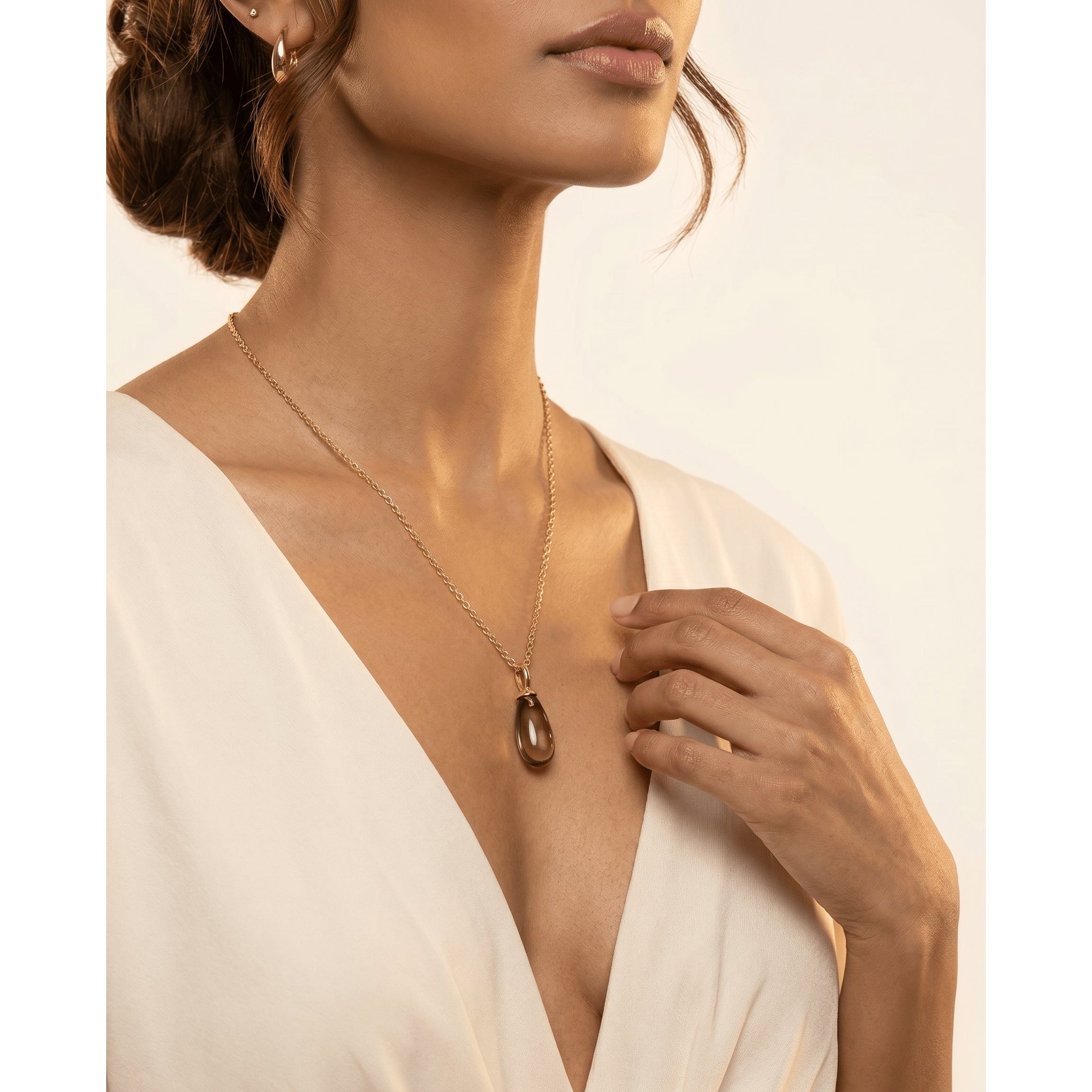 Fervor Montreal Necklace Desert Dreams- Chocolate Drop Necklace