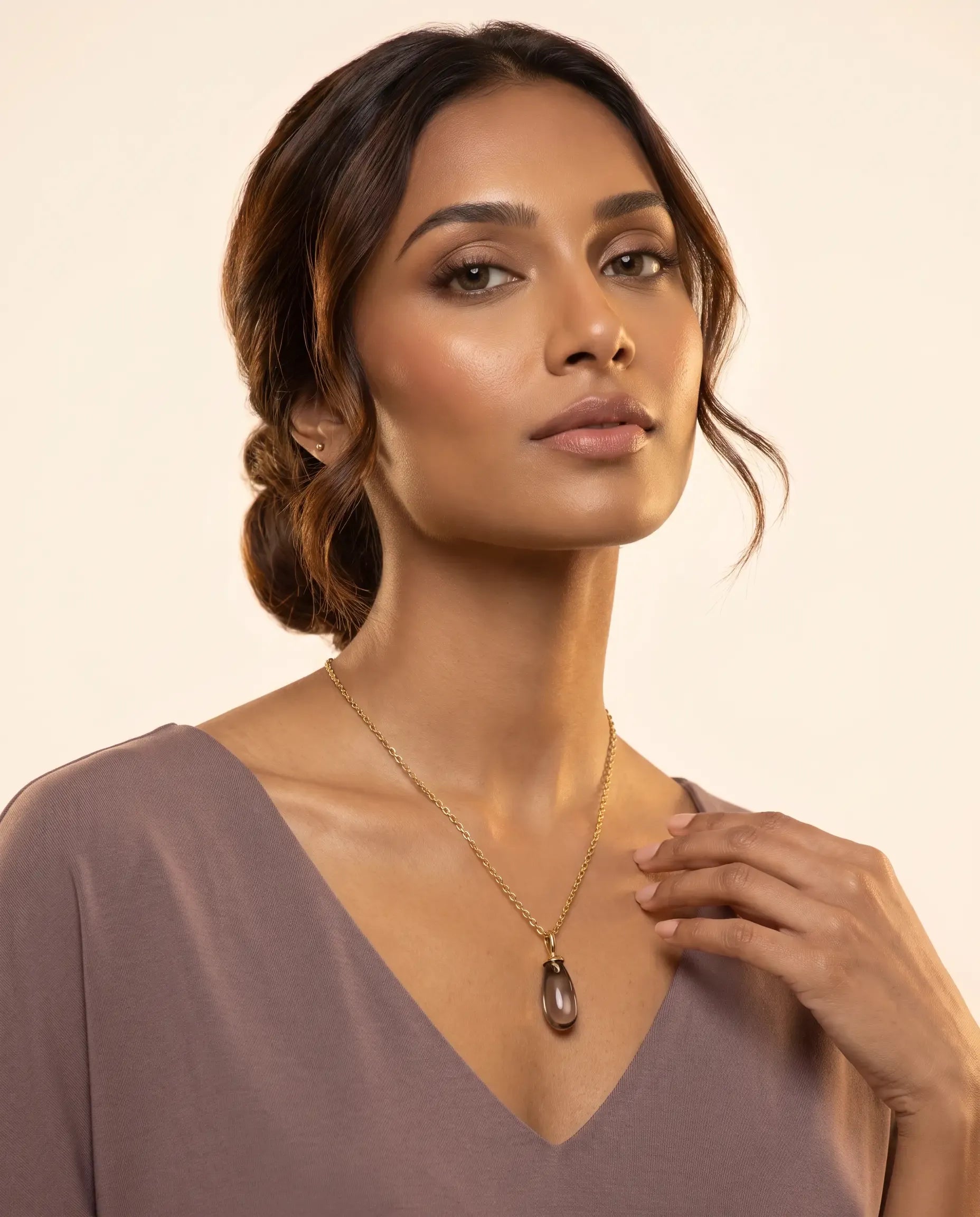 Fervor Montreal Necklace Desert Dreams- Chocolate Drop Necklace