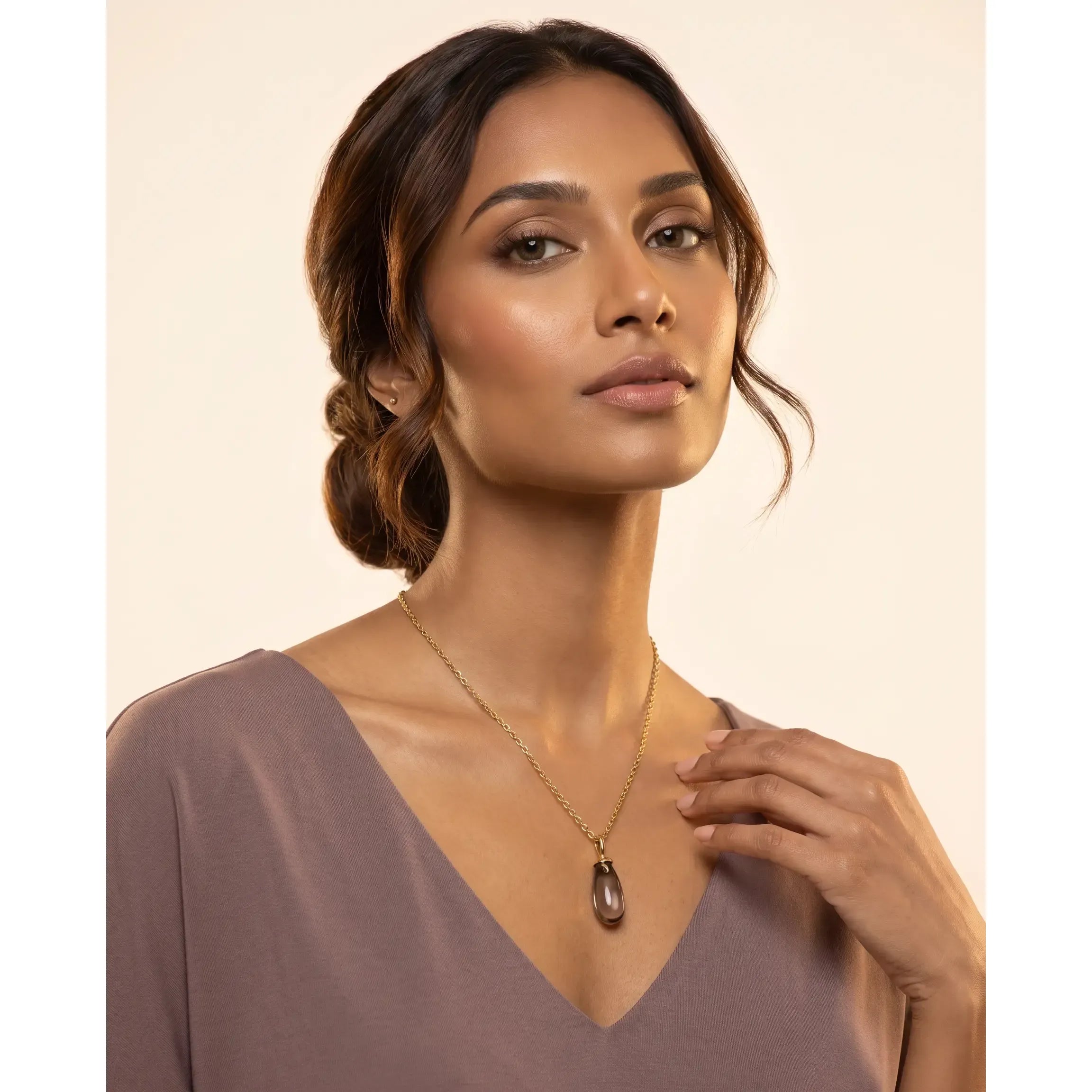 Fervor Montreal Necklace Desert Dreams- Chocolate Drop Necklace