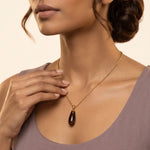 Fervor Montreal Necklace Desert Dreams- Chocolate Drop Necklace