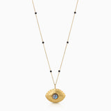 Fervor Montreal Necklace Divine Eye Labradorite Necklace (Large)