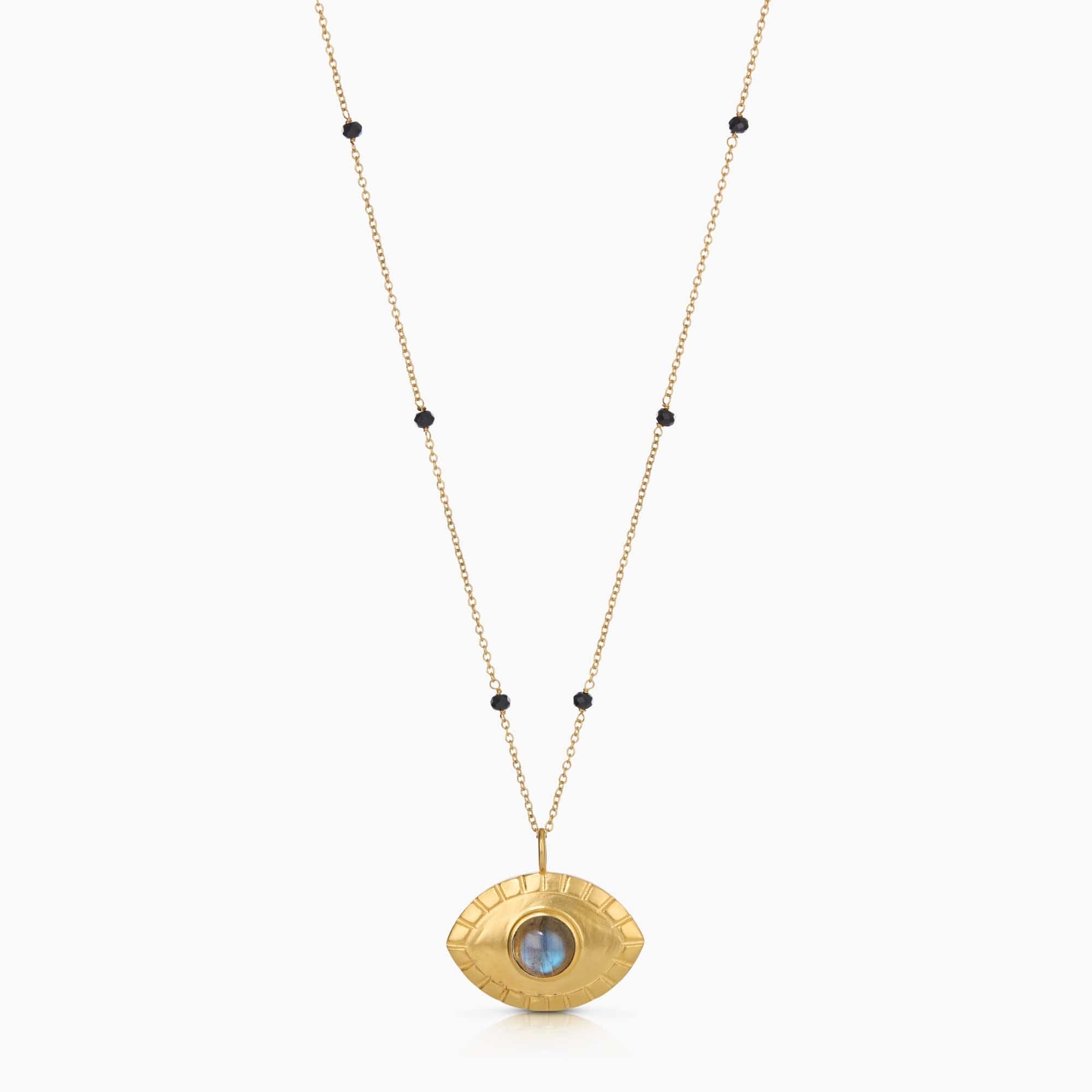Fervor Montreal Necklace Divine Eye Labradorite Necklace (Large)