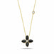 Fervor Montreal Necklace Moroccan Flower Necklace- Black