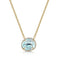 Fervor Montreal Necklace Sky Blue Topaz Island Necklace