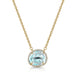 Fervor Montreal Necklace Sky Blue Topaz Island Necklace