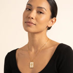 Fervor Montreal Necklace Tarot Card- Strength Reversible Necklace
