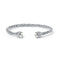 Fervor Montreal Rhodium Bella Bangles- Crystal