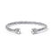 Fervor Montreal Rhodium Bella Bangles- Crystal