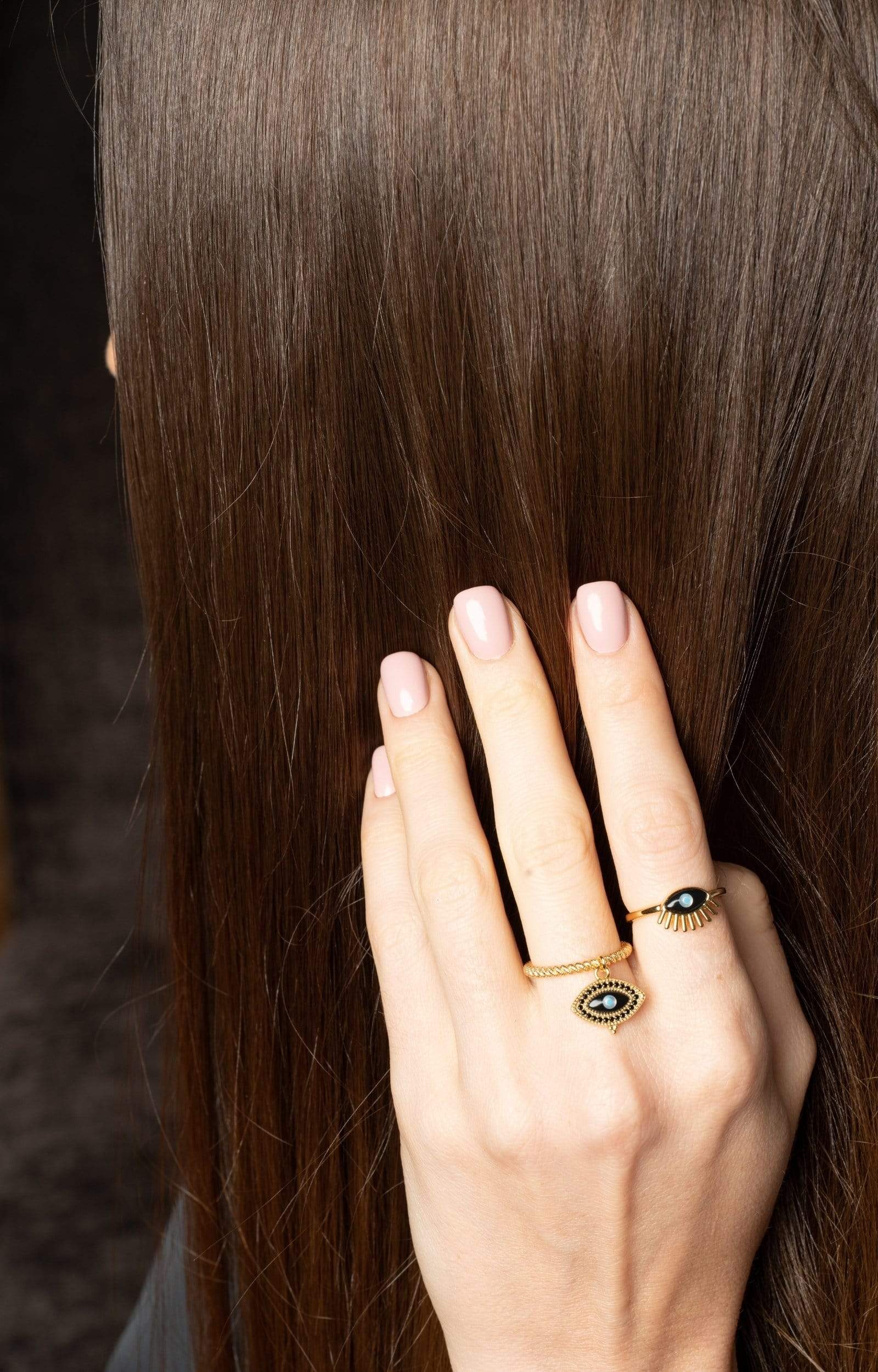Fervor Montreal Rings Divine Eye- Vintage Lucky Eye Charm Ring
